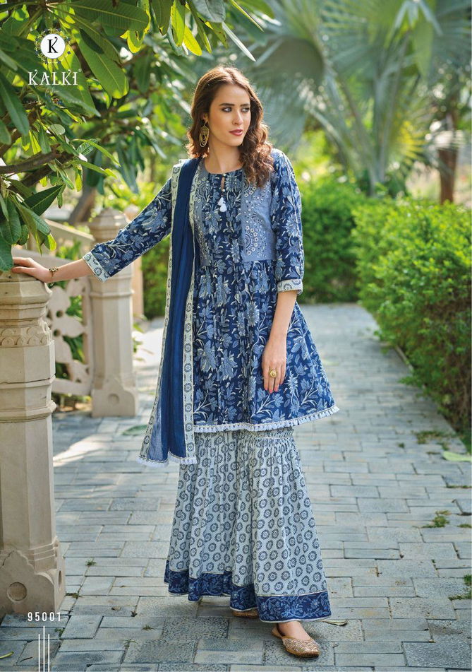 KALKI GULABO Heavy Cotton Printed Festive Wear Latest Designer Sharara Suit Collection